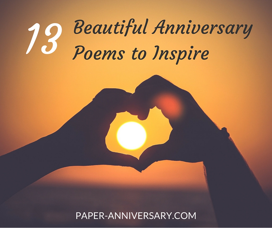 13 beautiful anniversary poems to inspire