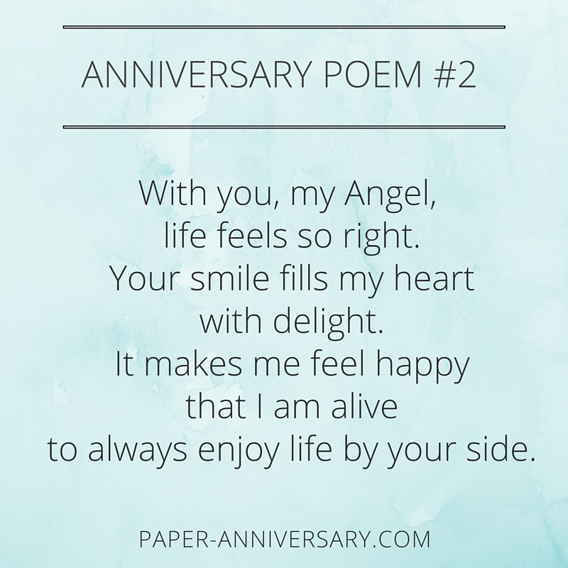 anniversary poem for him