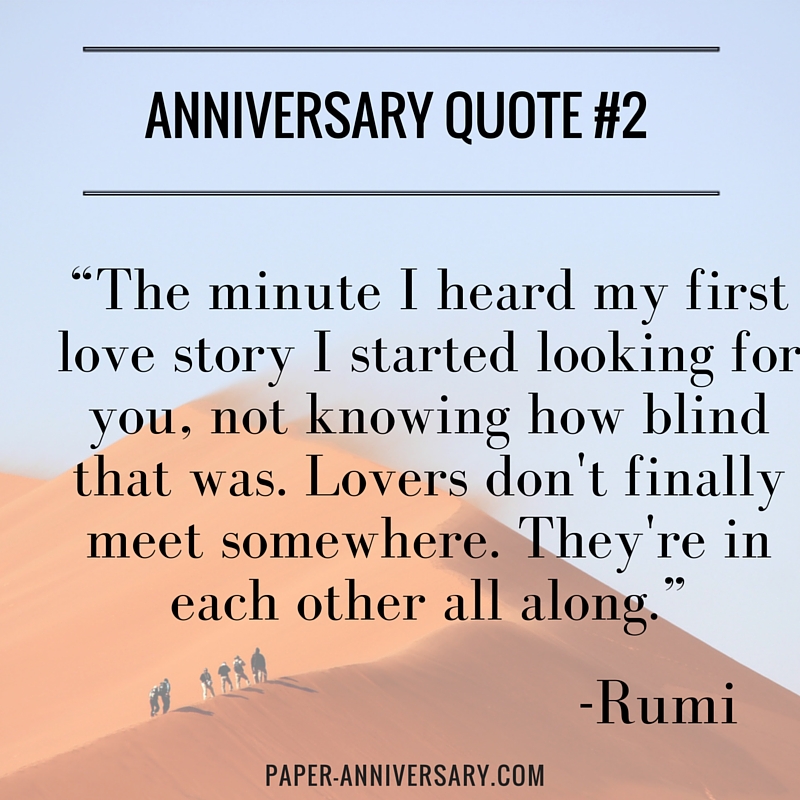 Anniversary Quote For Him Rumi