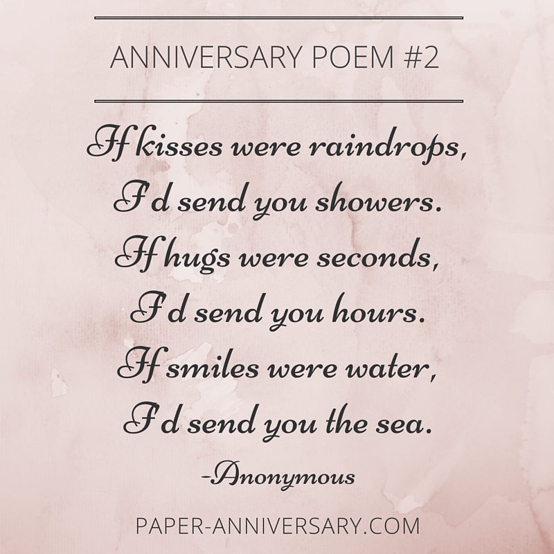 romantic anniversary poem