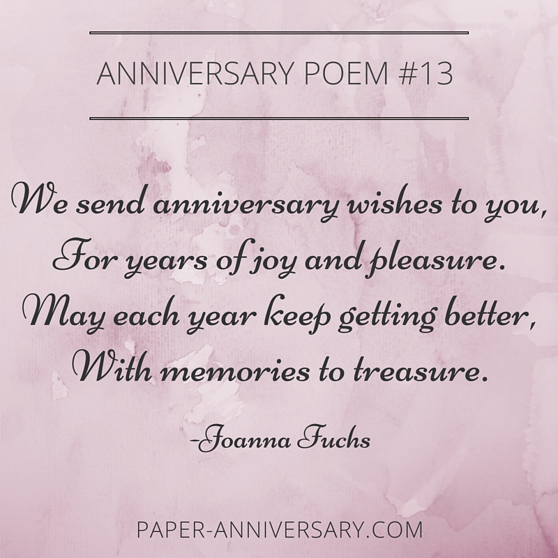 romantic anniversary poems