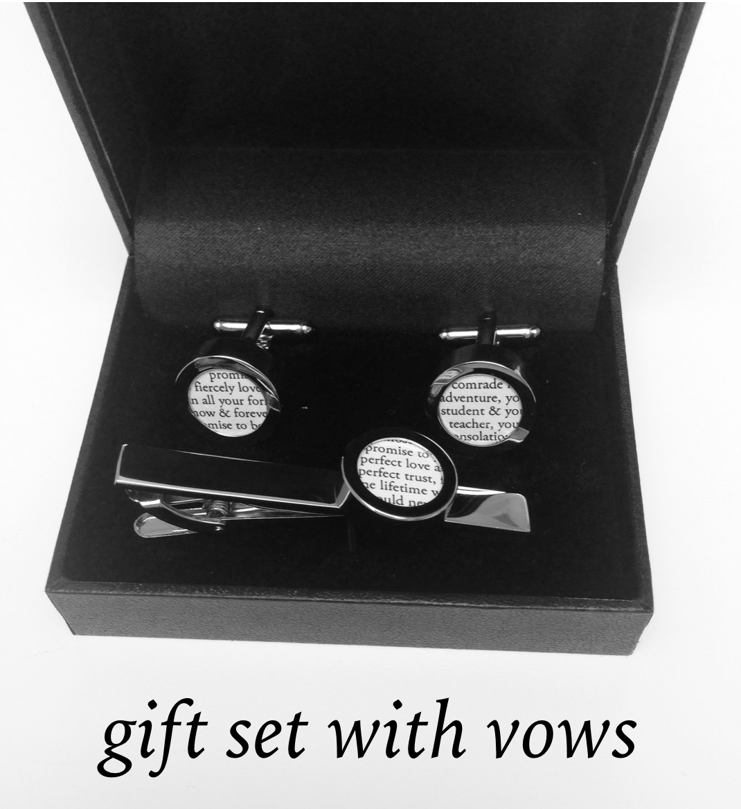 First Anniversary gift idea for him with vows 