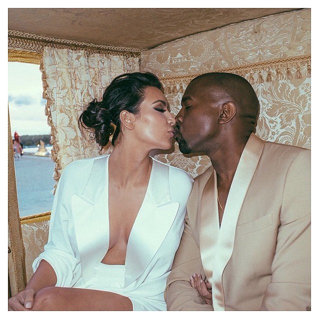 Celebrity First Anniversary: Kim Kardashian & Kanye West